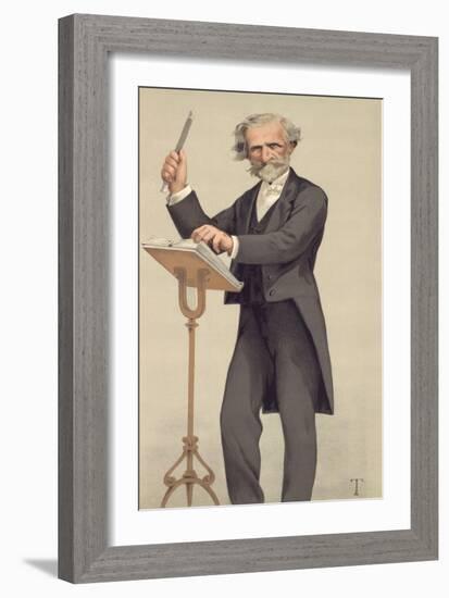 Giuseppe Verdi, Caricature from Vanity Fair-null-Framed Giclee Print