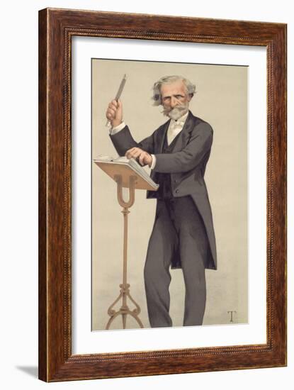 Giuseppe Verdi, Caricature from Vanity Fair-null-Framed Giclee Print