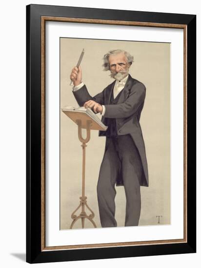 Giuseppe Verdi, Caricature from Vanity Fair-null-Framed Giclee Print