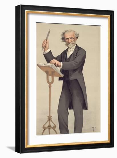 Giuseppe Verdi, Caricature from Vanity Fair-null-Framed Giclee Print