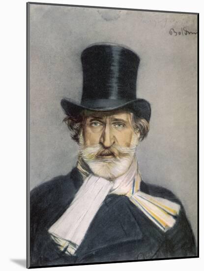 Giuseppe Verdi Italian Composer-Giovanni Boldini-Mounted Photographic Print