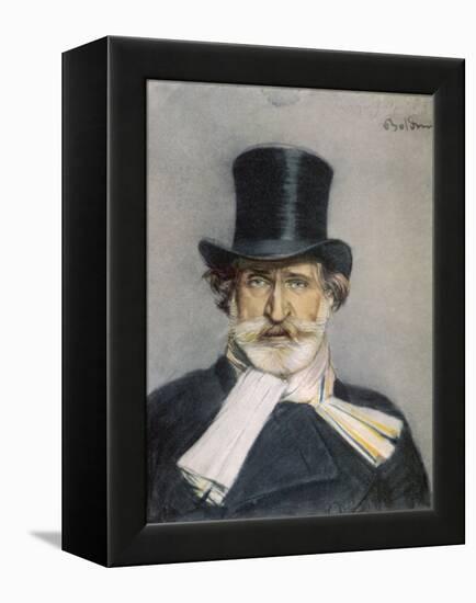 Giuseppe Verdi Italian Composer-Giovanni Boldini-Framed Premier Image Canvas