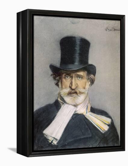 Giuseppe Verdi Italian Composer-Giovanni Boldini-Framed Premier Image Canvas