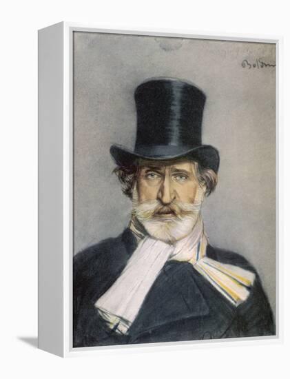 Giuseppe Verdi Italian Composer-Giovanni Boldini-Framed Premier Image Canvas