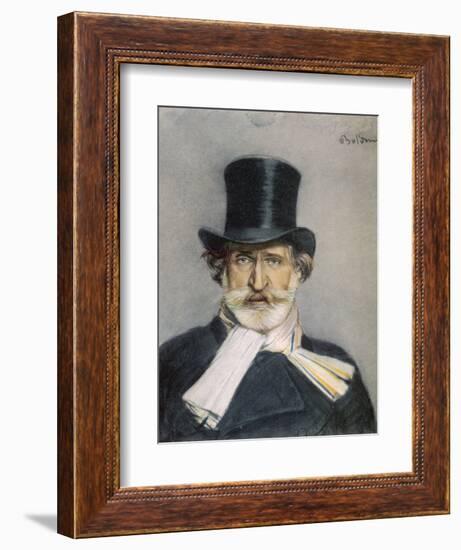 Giuseppe Verdi Italian Composer-Giovanni Boldini-Framed Photographic Print