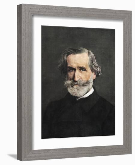 Giuseppe VERDI - portrait-Giovanni Boldini-Framed Giclee Print