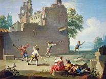 Games, Real Tennis, 1751-1752-Giuseppe Zocchi-Giclee Print