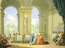 Games, Real Tennis, 1751-1752-Giuseppe Zocchi-Giclee Print