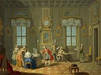 Games, Pool Table, 1751-1752-Giuseppe Zocchi-Framed Giclee Print
