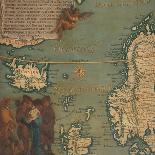 Map of Iceland, Scotland, Norway and Sweden-Giustino Menescardi-Premier Image Canvas