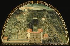 Villa La Magia, Tuscany, Italy, from Series of Lunettes of Tuscan Villas, 1599-1602-Giusto Utens-Framed Giclee Print