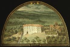 Villa Marignolle, Tuscany, Italy, from Series of Lunettes of Tuscan Villas, 1599-1602-Giusto Utens-Giclee Print