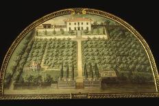 Belvedere of Pitti Palace and the Boboli Gardens, Florence, Italy, from Series-Giusto Utens-Giclee Print