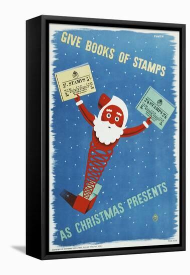 Give Books of Stamps as Christmas Presents-P Vinten-Framed Stretched Canvas
