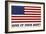 Give It Your Best! - 1942 USA Flag-Charles Coiner-Framed Giclee Print