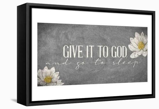 Give It-Kimberly Allen-Framed Stretched Canvas