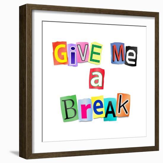 Give Me A Break-sam2172-Framed Premium Giclee Print