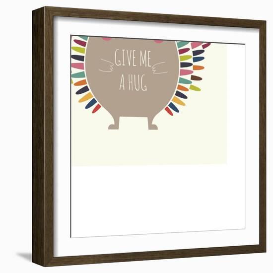 Give Me a Hug-Andy Westface-Framed Giclee Print