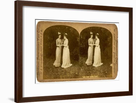 Give Me a Light, Late 19th Century-null-Framed Giclee Print