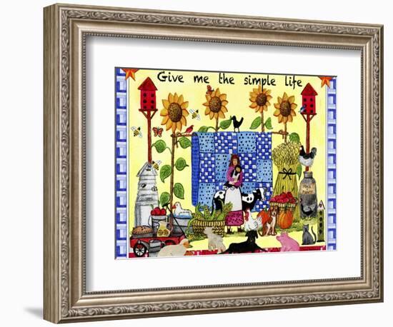 Give me the Simple Life Lang-Cheryl Bartley-Framed Giclee Print