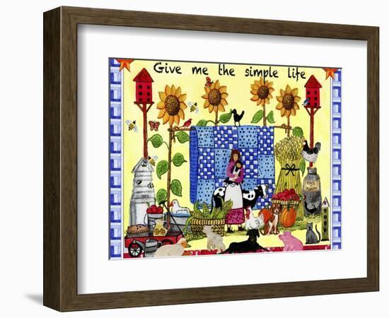 Give me the Simple Life Lang-Cheryl Bartley-Framed Giclee Print