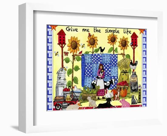 Give me the Simple Life Lang-Cheryl Bartley-Framed Giclee Print