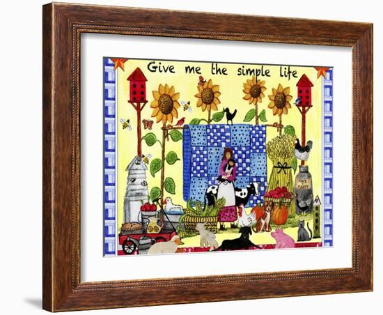 Give me the Simple Life Lang-Cheryl Bartley-Framed Giclee Print