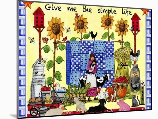 Give me the Simple Life Lang-Cheryl Bartley-Mounted Giclee Print