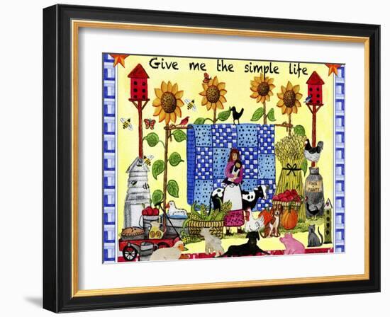 Give me the Simple Life Lang-Cheryl Bartley-Framed Giclee Print