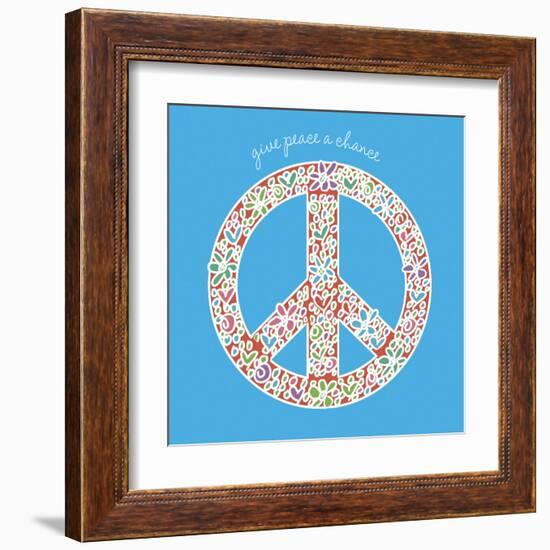 Give Peace a Chance-Erin Clark-Framed Art Print