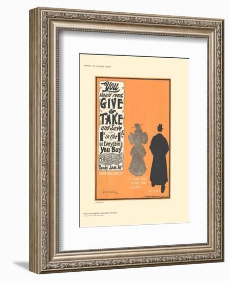 Give & Take-D^ Whitelaw-Framed Collectable Print