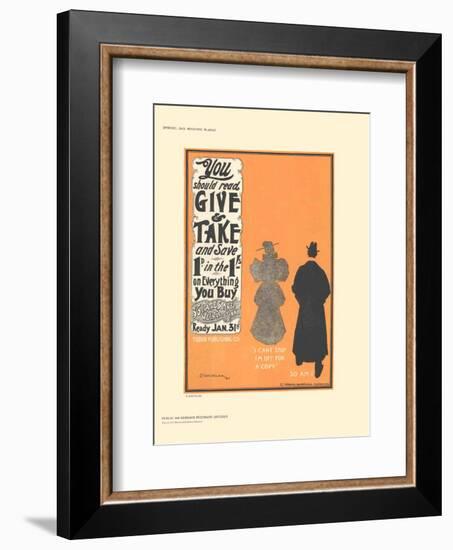 Give & Take-D^ Whitelaw-Framed Collectable Print