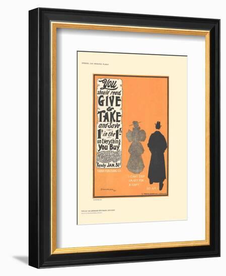 Give & Take-D^ Whitelaw-Framed Collectable Print