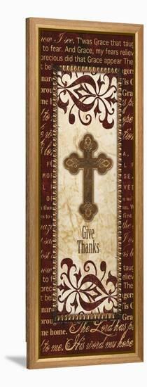 Give Thanks Panel-Artique Studio-Framed Stretched Canvas