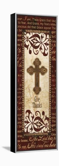 Give Thanks Panel-Artique Studio-Framed Stretched Canvas