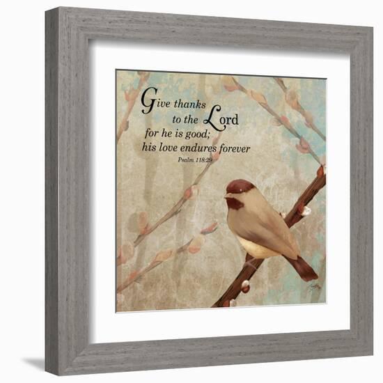 Give Thanks-Elizabeth Medley-Framed Art Print