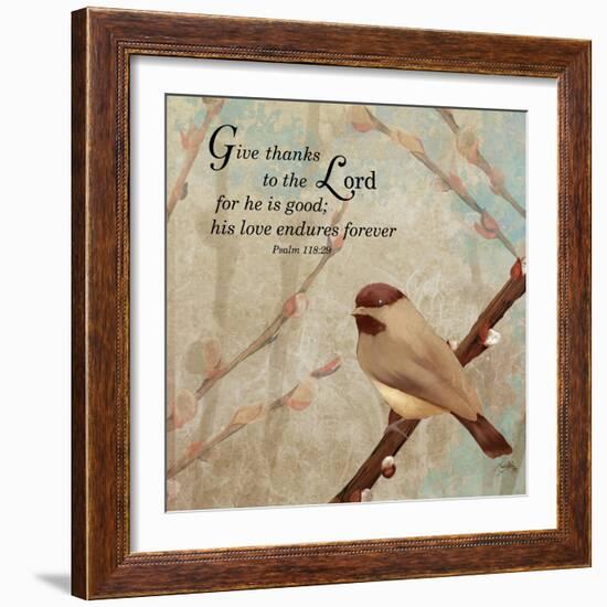 Give Thanks-Elizabeth Medley-Framed Art Print