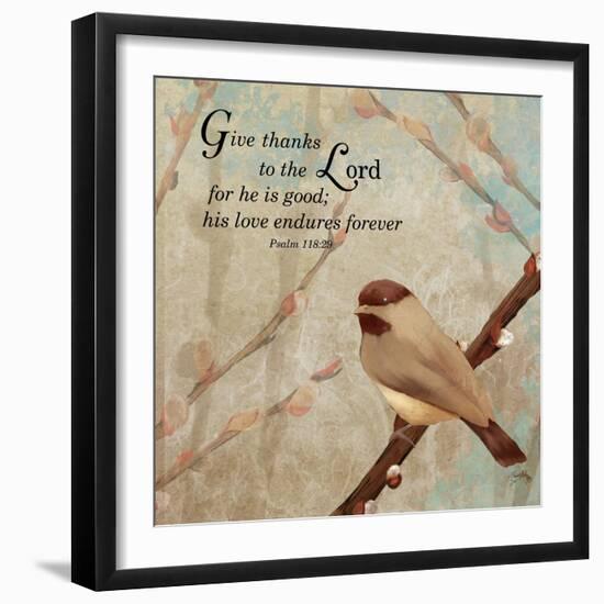 Give Thanks-Elizabeth Medley-Framed Art Print