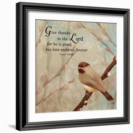 Give Thanks-Elizabeth Medley-Framed Art Print