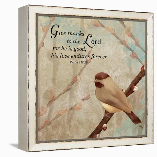 Give Thanks-Elizabeth Medley-Framed Stretched Canvas