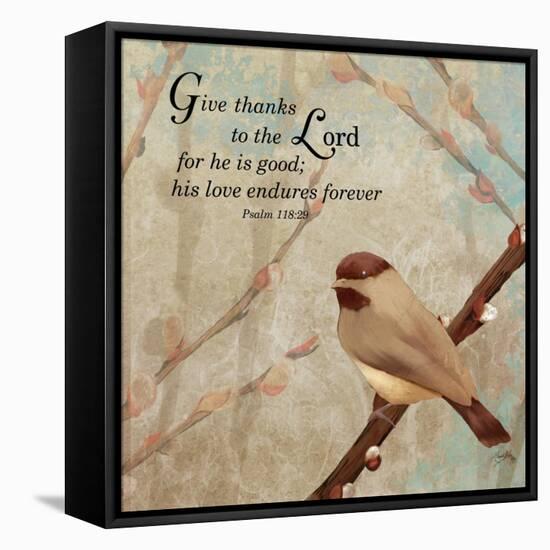 Give Thanks-Elizabeth Medley-Framed Stretched Canvas