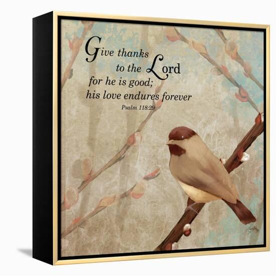 Give Thanks-Elizabeth Medley-Framed Stretched Canvas