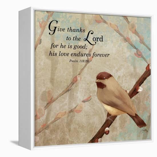 Give Thanks-Elizabeth Medley-Framed Stretched Canvas