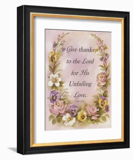 Give Thanks-unknown unknown-Framed Art Print