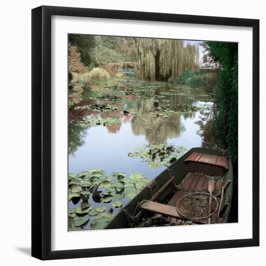 Giverny Boat #1-Alan Blaustein-Framed Photographic Print