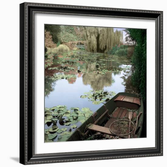 Giverny Boat #1-Alan Blaustein-Framed Photographic Print