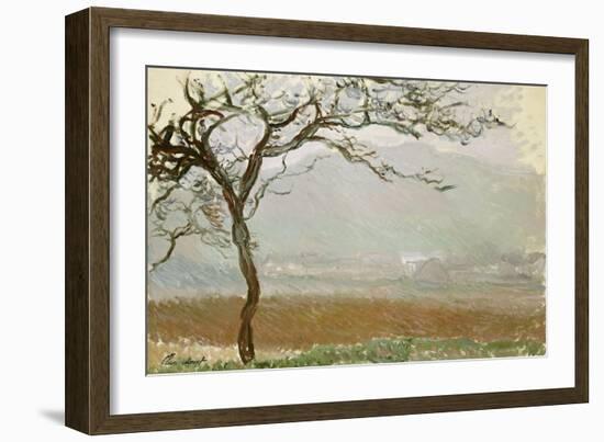 Giverny Countryside-Claude Monet-Framed Giclee Print