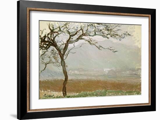 Giverny Countryside-Claude Monet-Framed Giclee Print