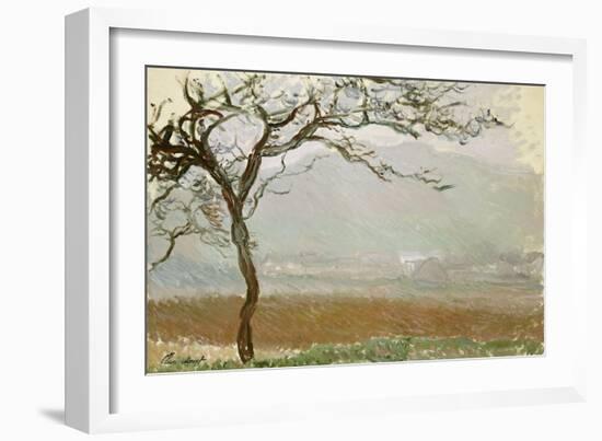 Giverny Countryside-Claude Monet-Framed Giclee Print