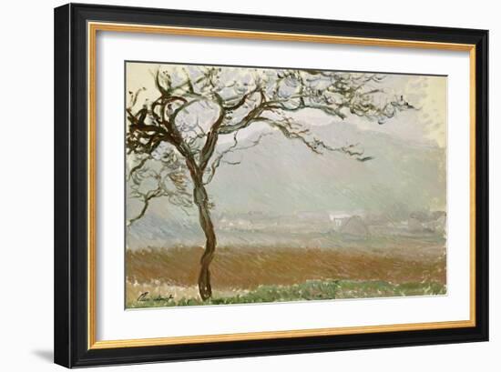 Giverny Countryside-Claude Monet-Framed Giclee Print